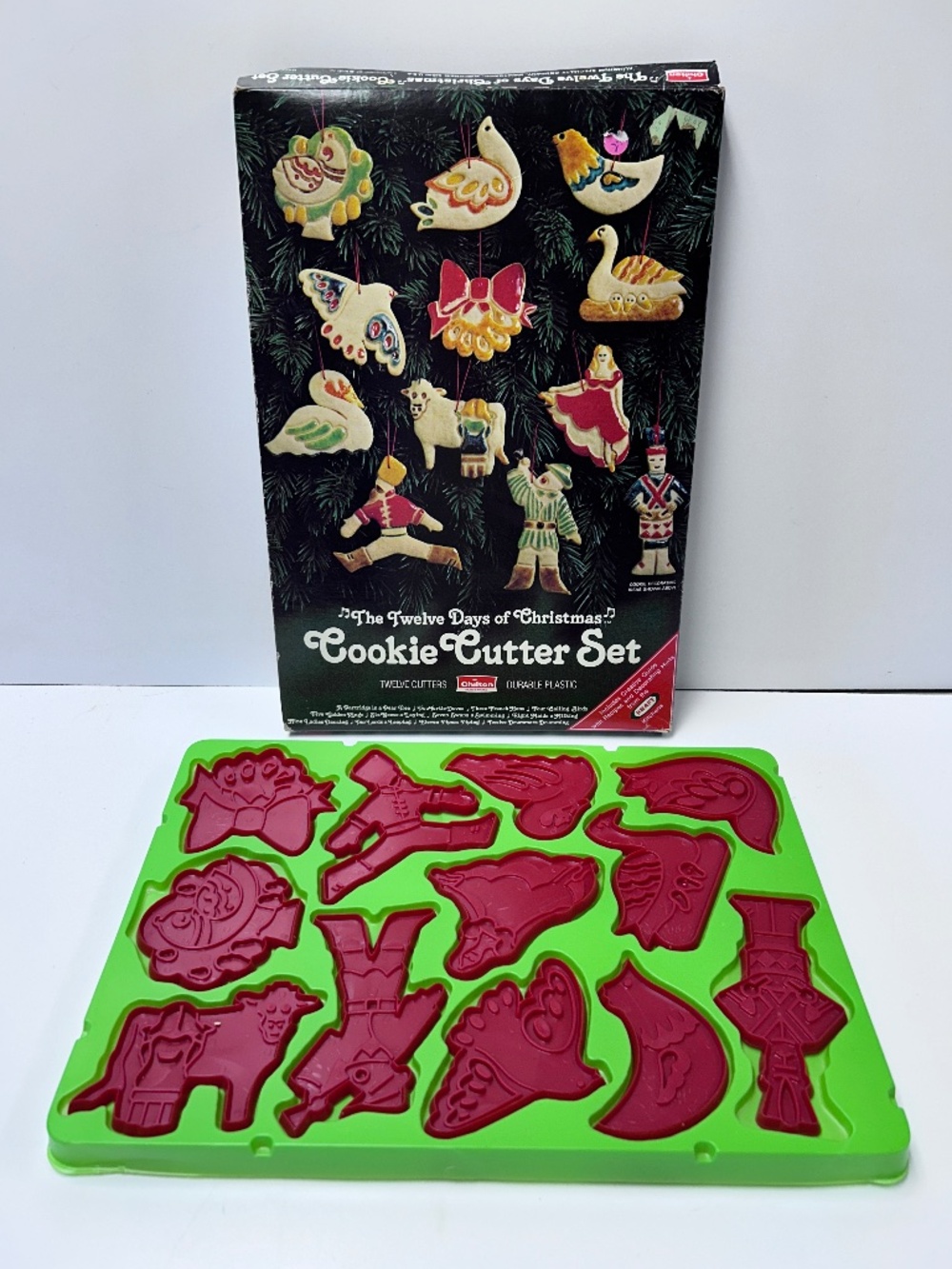 Vintage 1978 Chilton The Twelve Days of Christmas Cookie Cutter Set Complete